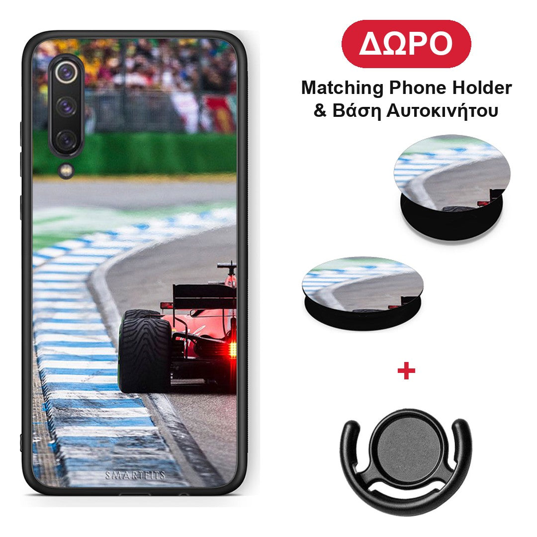 Racing Vibes - Xiaomi Mi 9 SE θήκη + Δώρο Phone Holder & Βάση Αυτοκινήτου