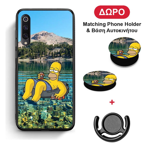 Summer Happiness - Xiaomi Mi 9 θήκη + Δώρο Phone Holder & Βάση Αυτοκινήτου