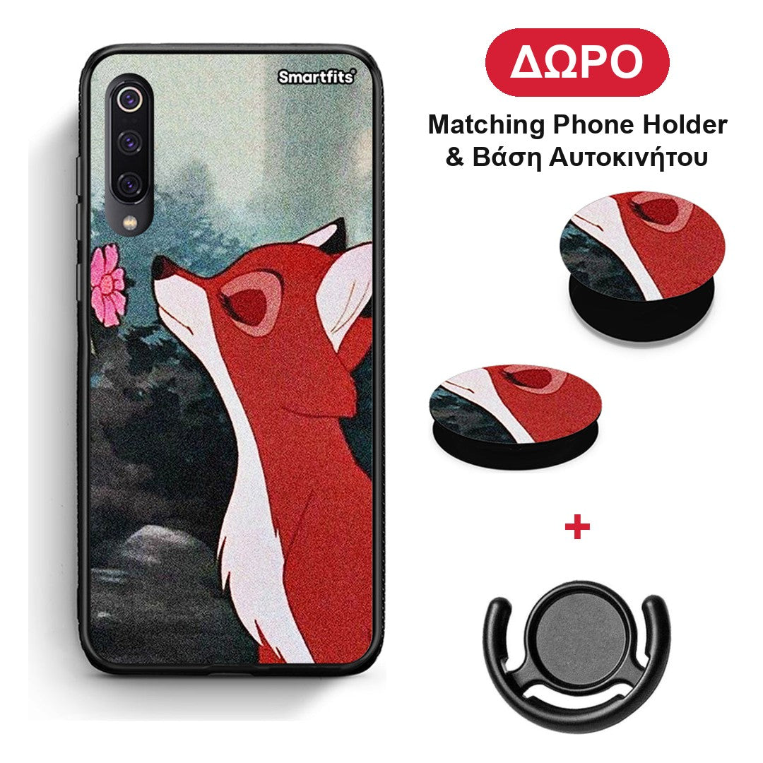 Tod And Vixey Love 2 - Xiaomi Mi 9 θήκη + Δώρο Phone Holder & Βάση Αυτοκινήτου