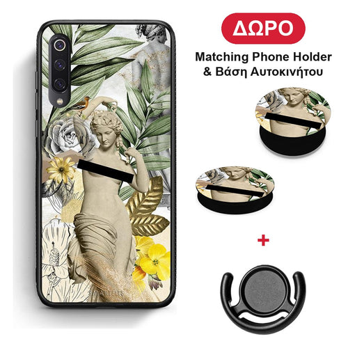 Woman Statue - Xiaomi Mi 9 θήκη + Δώρο Phone Holder & Βάση Αυτοκινήτου