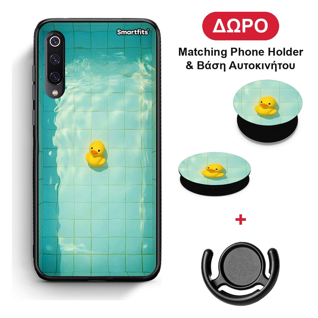 Yellow Duck - Xiaomi Mi 9 θήκη + Δώρο Phone Holder & Βάση Αυτοκινήτου