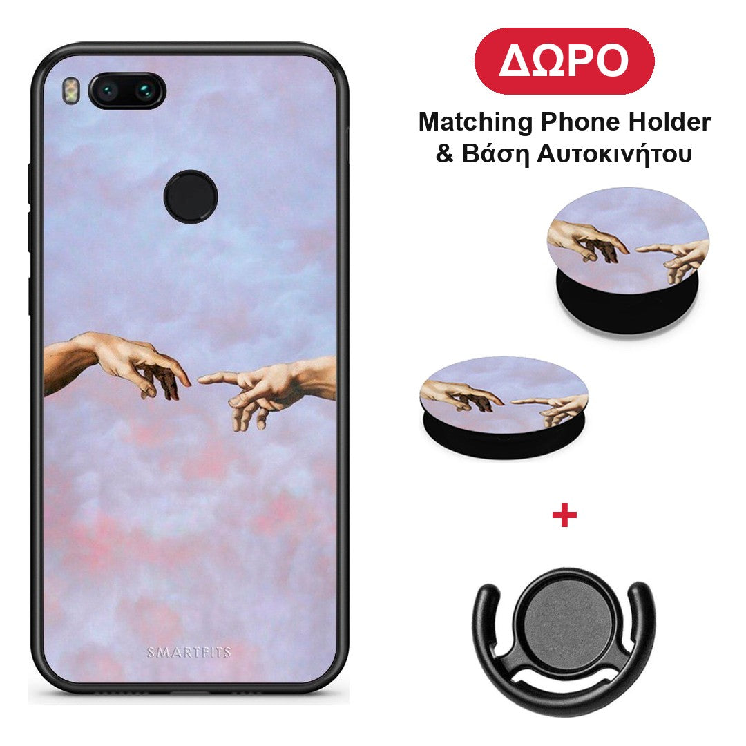 Adam Hand - Xiaomi Mi A1 θήκη + Δώρο Phone Holder & Βάση Αυτοκινήτου