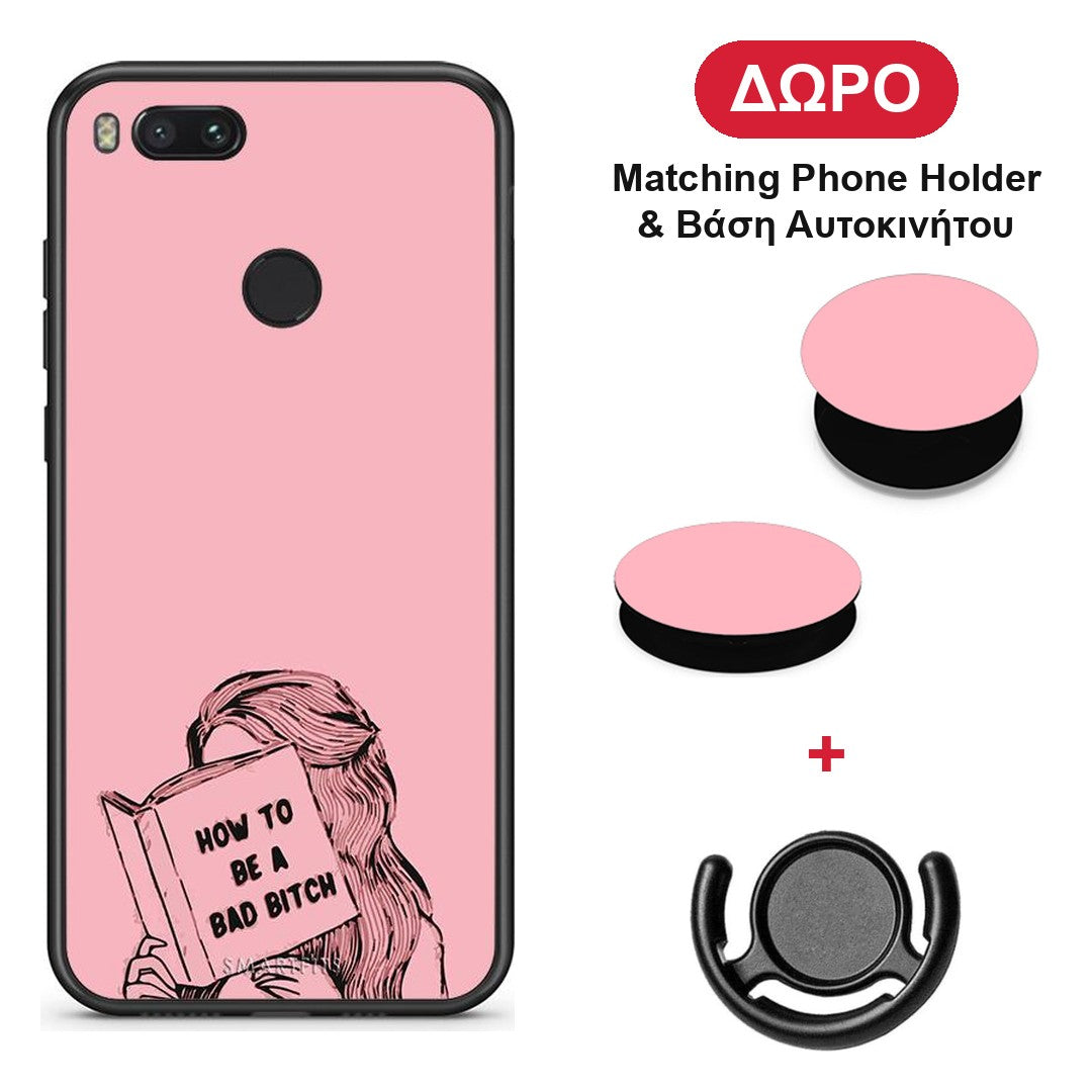 Bad Bitch - Xiaomi Mi A1 θήκη + Δώρο Phone Holder & Βάση Αυτοκινήτου