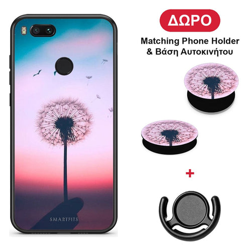 Boho Wish - Xiaomi Mi A1 θήκη + Δώρο Phone Holder & Βάση Αυτοκινήτου