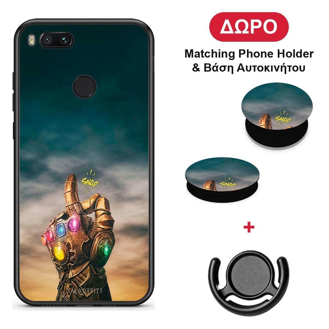Infinity Snap - Xiaomi Mi A1 θήκη + Δώρο Phone Holder & Βάση Αυτοκινήτου