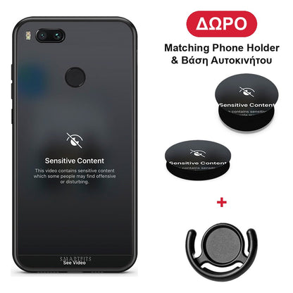 Sensitive Content - Xiaomi Mi A1 θήκη + Δώρο Phone Holder & Βάση Αυτοκινήτου