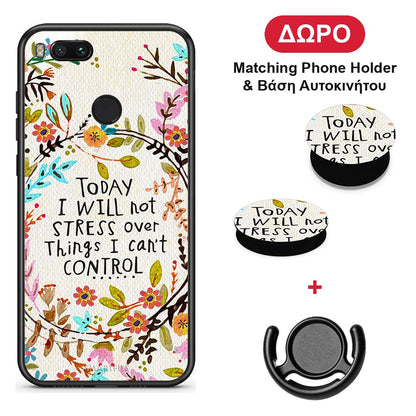 Stress Over - Xiaomi Mi A1 θήκη + Δώρο Phone Holder & Βάση Αυτοκινήτου