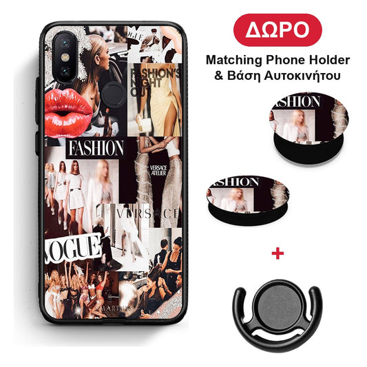 Collage Fashion - Xiaomi Mi A2 θήκη + Δώρο Phone Holder & Βάση Αυτοκινήτου
