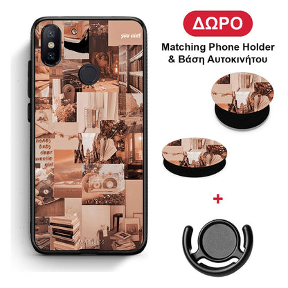 Collage You Can - Xiaomi Mi A2 θήκη + Δώρο Phone Holder & Βάση Αυτοκινήτου