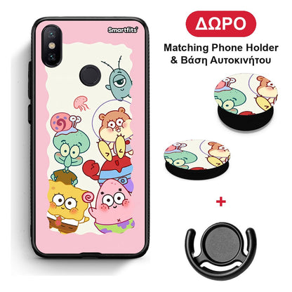 Cute Companion - Xiaomi Mi A2 θήκη + Δώρο Phone Holder & Βάση Αυτοκινήτου