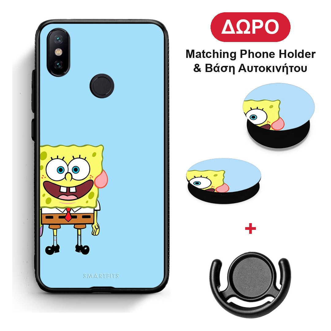 Friends Bob - Xiaomi Mi A2 θήκη + Δώρο Phone Holder & Βάση Αυτοκινήτου