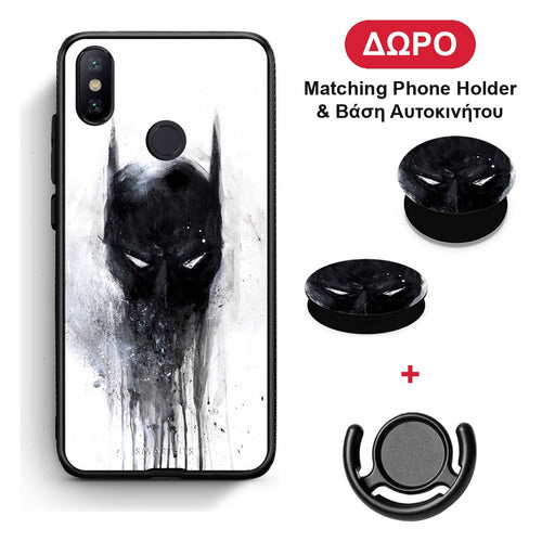Hero Paint Bat - Xiaomi Mi A2 θήκη + Δώρο Phone Holder & Βάση Αυτοκινήτου