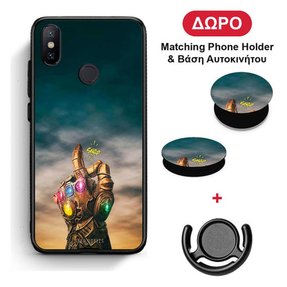 Infinity Snap - Xiaomi Mi A2 θήκη + Δώρο Phone Holder & Βάση Αυτοκινήτου