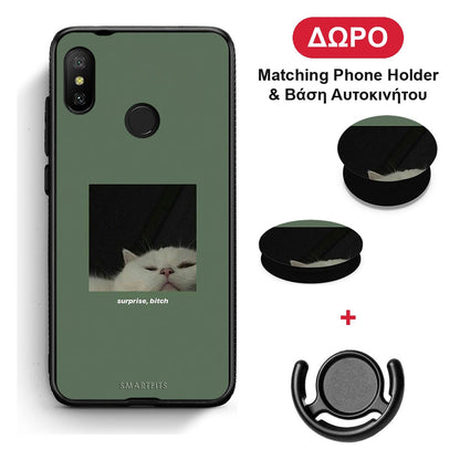 Bitch Surprise - Xiaomi Mi A2 Lite θήκη + Δώρο Phone Holder & Βάση Αυτοκινήτου