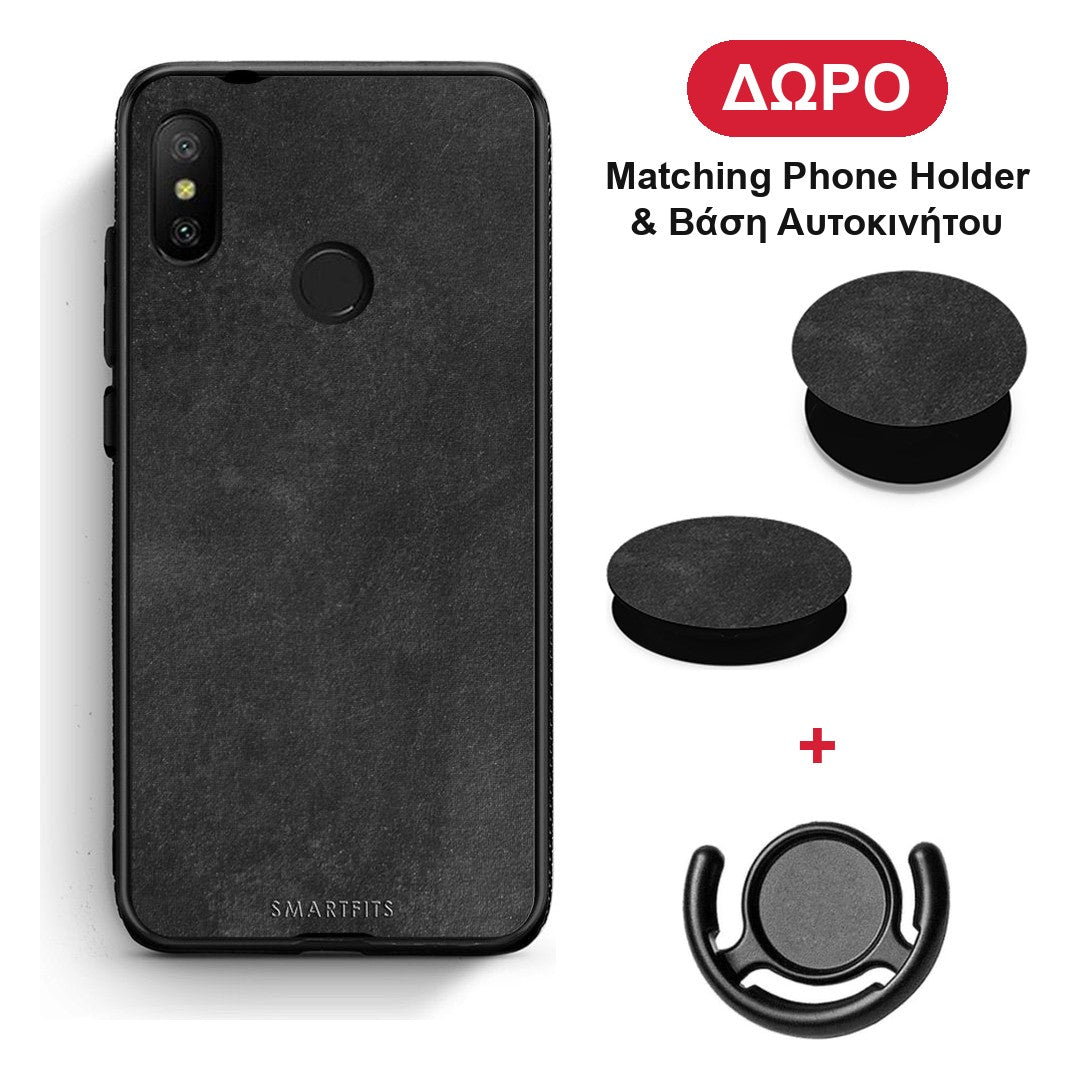 Color Black Slate - Xiaomi Mi A2 Lite θήκη + Δώρο Phone Holder & Βάση Αυτοκινήτου