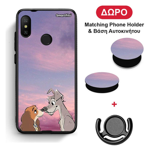 Lady And Tramp - Xiaomi Mi A2 Lite θήκη + Δώρο Phone Holder & Βάση Αυτοκινήτου
