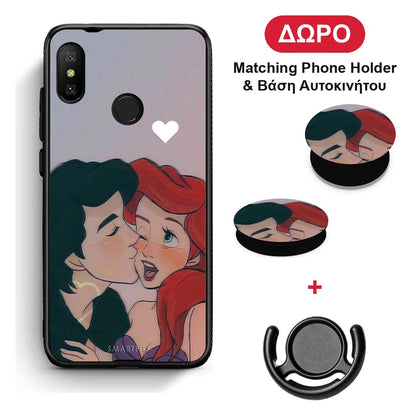 Mermaid Couple - Xiaomi Mi A2 Lite θήκη + Δώρο Phone Holder & Βάση Αυτοκινήτου