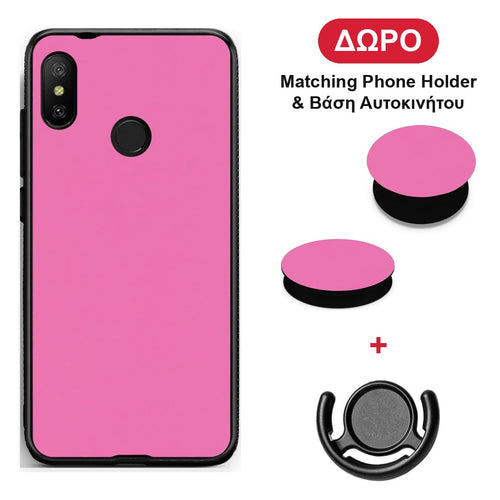 Rose Pink - Xiaomi Mi A2 Lite θήκη + Δώρο Phone Holder & Βάση Αυτοκινήτου