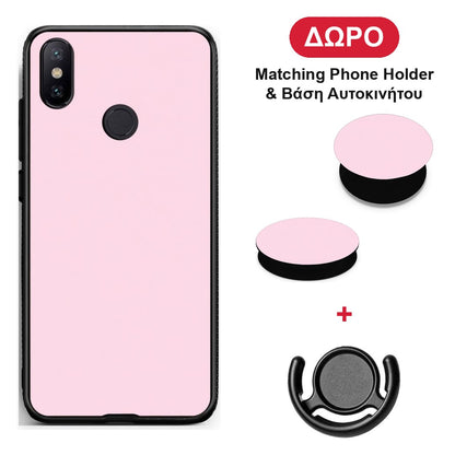 Pale Pink - Xiaomi Mi A2 θήκη + Δώρο Phone Holder & Βάση Αυτοκινήτου