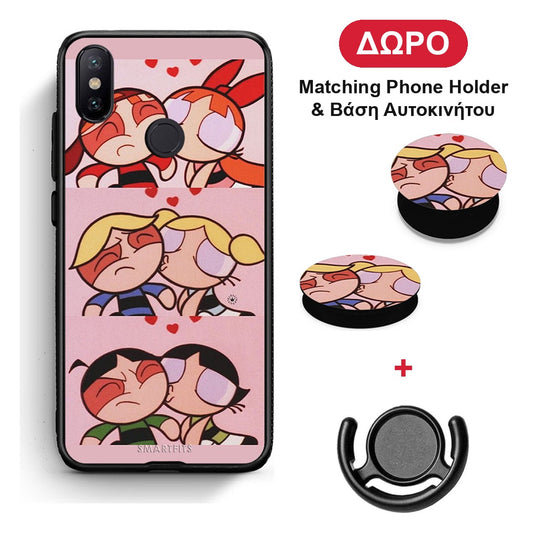 Puff Love - Xiaomi Mi A2 θήκη + Δώρο Phone Holder & Βάση Αυτοκινήτου