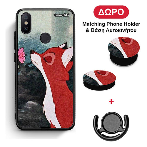 Tod And Vixey Love 2 - Xiaomi Mi A2 θήκη + Δώρο Phone Holder & Βάση Αυτοκινήτου