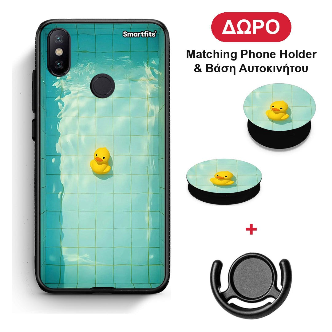 Yellow Duck - Xiaomi Mi A2 θήκη + Δώρο Phone Holder & Βάση Αυτοκινήτου