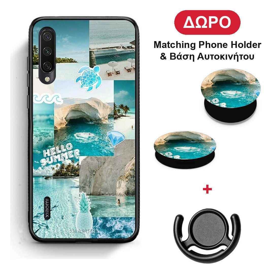 Aesthetic Summer - Xiaomi Mi A3 θήκη + Δώρο Phone Holder & Βάση Αυτοκινήτου