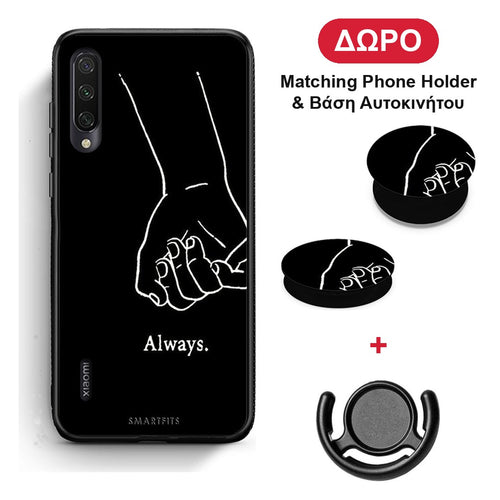 Always & Forever 1 - Xiaomi Mi A3 θήκη + Δώρο Phone Holder & Βάση Αυτοκινήτου