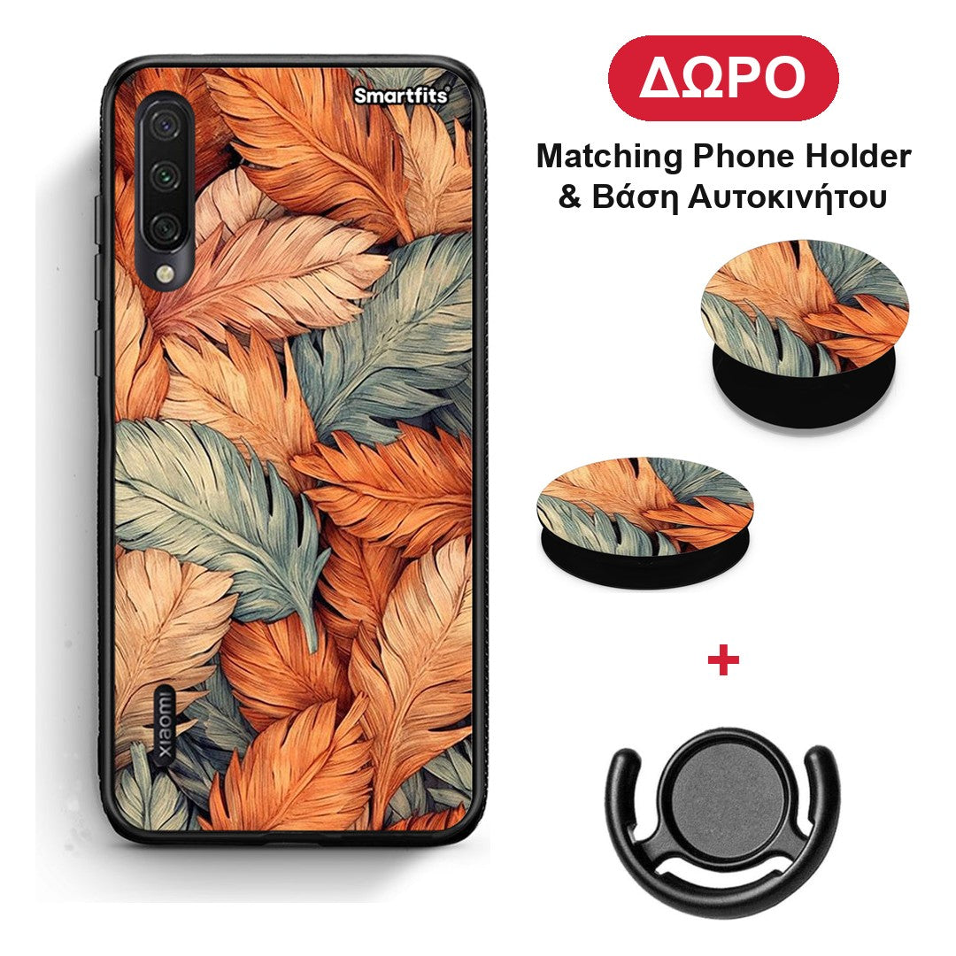 Autumn Leaves - Xiaomi Mi A3 θήκη + Δώρο Phone Holder & Βάση Αυτοκινήτου