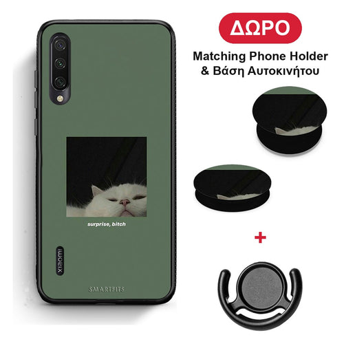 Bitch Surprise - Xiaomi Mi A3 θήκη + Δώρο Phone Holder & Βάση Αυτοκινήτου