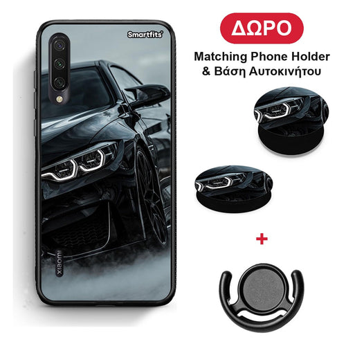 Black BMW - Xiaomi Mi A3 θήκη + Δώρο Phone Holder & Βάση Αυτοκινήτου