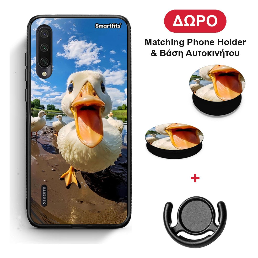 Duck Face - Xiaomi Mi A3 θήκη + Δώρο Phone Holder & Βάση Αυτοκινήτου