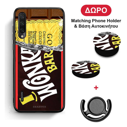 Golden Ticket - Xiaomi Mi A3 θήκη + Δώρο Phone Holder & Βάση Αυτοκινήτου