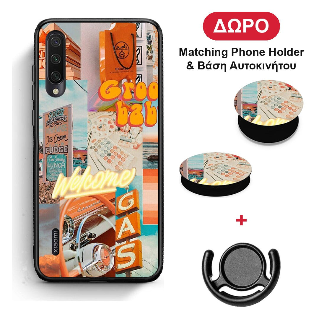 Groovy Babe - Xiaomi Mi A3 θήκη + Δώρο Phone Holder & Βάση Αυτοκινήτου