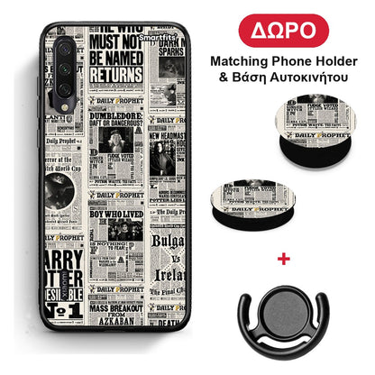 Harry Paper - Xiaomi Mi A3 θήκη + Δώρο Phone Holder & Βάση Αυτοκινήτου