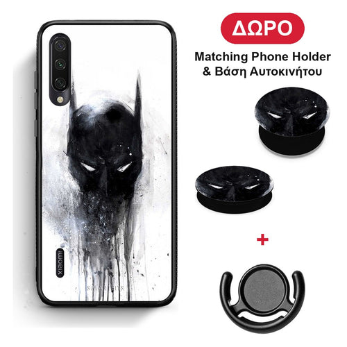 Hero Paint Bat - Xiaomi Mi A3 θήκη + Δώρο Phone Holder & Βάση Αυτοκινήτου
