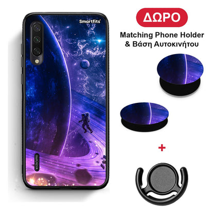 Lost Astronaut - Xiaomi Mi A3 θήκη + Δώρο Phone Holder & Βάση Αυτοκινήτου