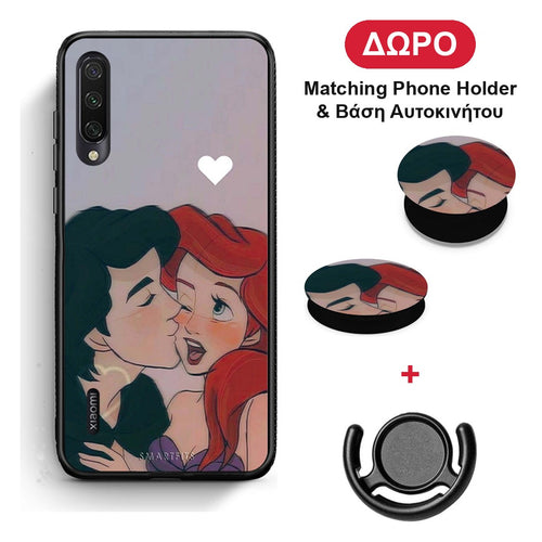 Mermaid Couple - Xiaomi Mi A3 θήκη + Δώρο Phone Holder & Βάση Αυτοκινήτου