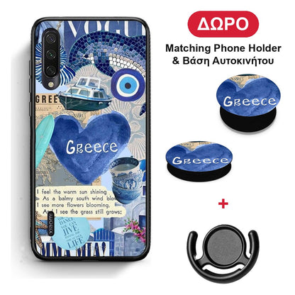 Summer In Greece - Xiaomi Mi A3 θήκη + Δώρο Phone Holder & Βάση Αυτοκινήτου