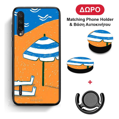 Summering - Xiaomi Mi A3 θήκη + Δώρο Phone Holder & Βάση Αυτοκινήτου
