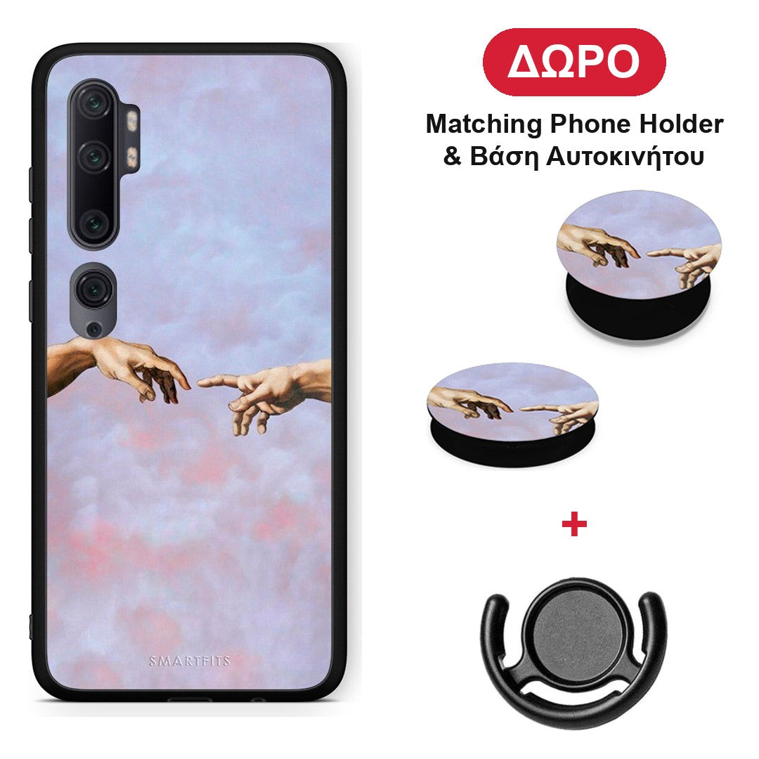 Adam Hand - Xiaomi Mi Note 10 / 10 Pro θήκη + Δώρο Phone Holder & Βάση Αυτοκινήτου