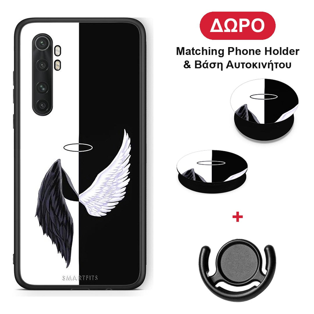 Angels Demons - Xiaomi Mi Note 10 / 10 Pro θήκη + Δώρο Phone Holder & Βάση Αυτοκινήτου