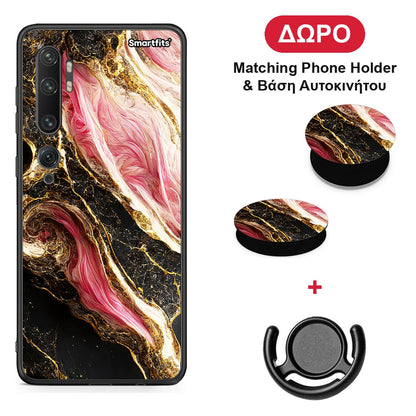 Glamorous Pink Marble - Xiaomi Mi Note 10 / 10 Pro θήκη + Δώρο Phone Holder & Βάση Αυτοκινήτου