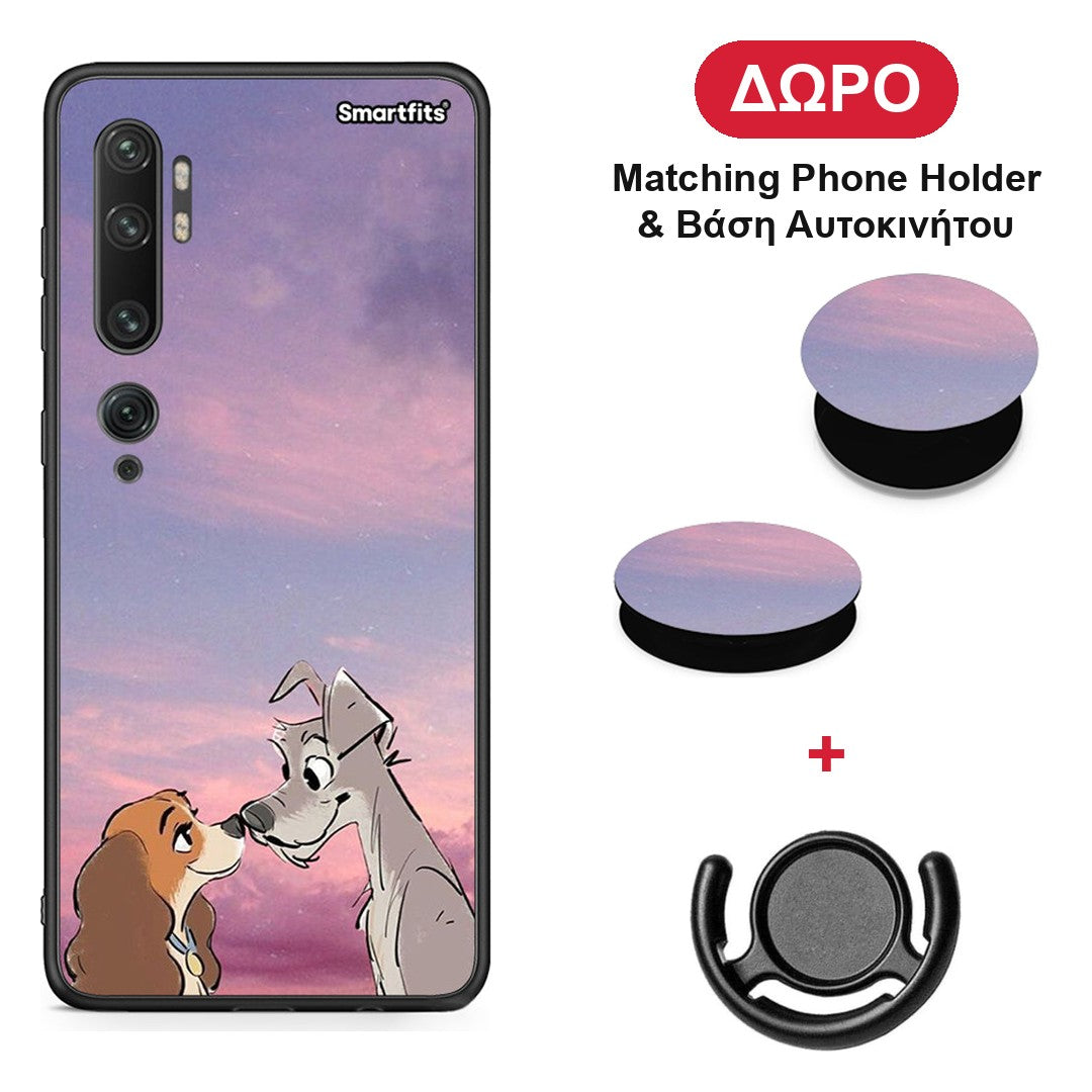 Lady And Tramp - Xiaomi Mi Note 10 / 10 Pro θήκη + Δώρο Phone Holder & Βάση Αυτοκινήτου
