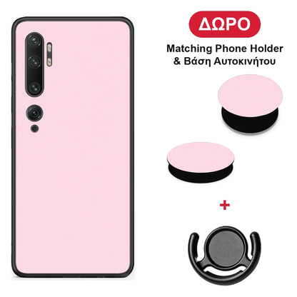 Pale Pink - Xiaomi Mi Note 10 / 10 Pro θήκη + Δώρο Phone Holder & Βάση Αυτοκινήτου