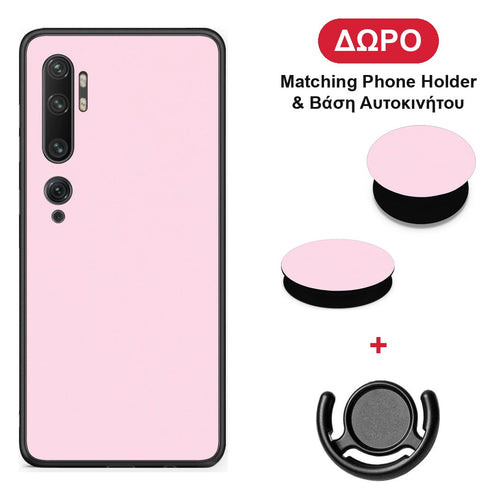 Pale Pink - Xiaomi Mi Note 10 / 10 Pro θήκη + Δώρο Phone Holder & Βάση Αυτοκινήτου
