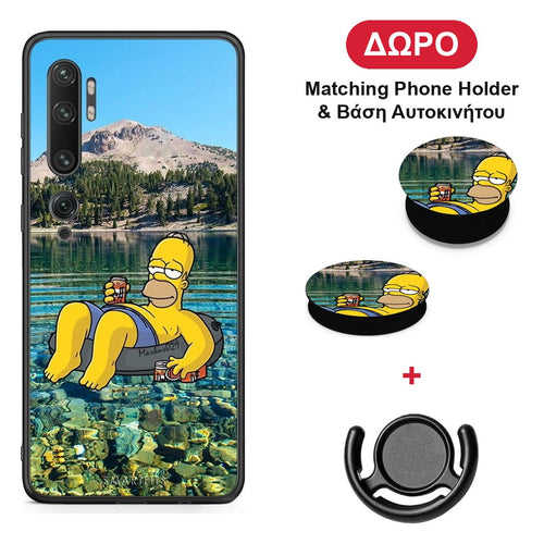 Summer Happiness - Xiaomi Mi Note 10 / 10 Pro θήκη + Δώρο Phone Holder & Βάση Αυτοκινήτου