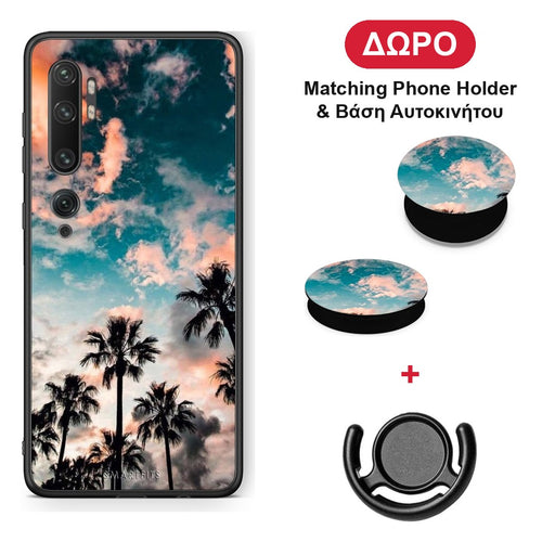 Summer Sky - Xiaomi Mi Note 10 / 10 Pro θήκη + Δώρο Phone Holder & Βάση Αυτοκινήτου