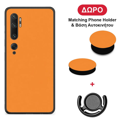 Tangerine Orange - Xiaomi Mi Note 10 / 10 Pro θήκη + Δώρο Phone Holder & Βάση Αυτοκινήτου