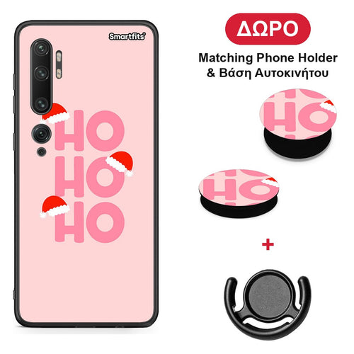 Xmas Ho Ho Ho - Xiaomi Mi Note 10 / 10 Pro θήκη + Δώρο Phone Holder & Βάση Αυτοκινήτου